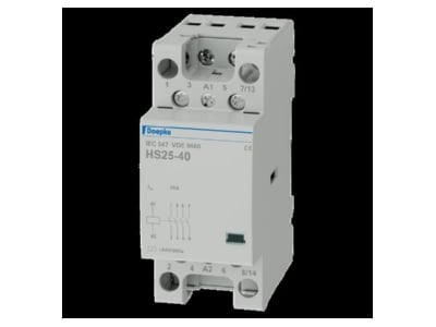 Product image Doepke HS 2 024AC 25 40 Installation contactor 24VAC 4 NO  0 NC
