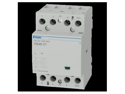 Product image Doepke HS 3 230AC 40 31 Installation contactor 230VAC 3 NO  1 NC
