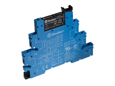 Produktbild Finder 38 51 7 024 0050 Koppelrelais 6 2mm 1W 24V DC