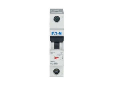 Produktbild Eaton FAZ B40 1 Leitungsschutzschalter B 40A  1p