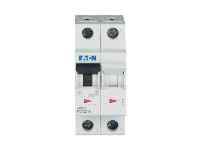 Product image 2 Eaton FAZ C2 1N Miniature circuit breaker 2 p C2A
