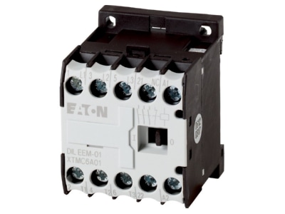 Produktbild 1 Eaton DILEEM 01 G 24VDC  Leistungsschuetz AC 3 400V 3kW 3p DC