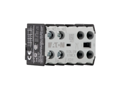 Product image 1 Eaton 11DILEM Auxiliary contact block 1 NO 1 NC
