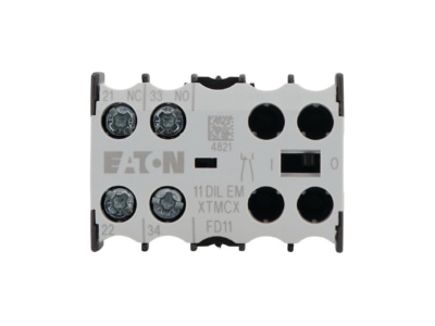 Product image 4 Eaton 11DILEM Auxiliary contact block 1 NO 1 NC
