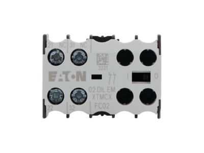 Product image front 1 Eaton 31DILE Auxiliary contact block 3 NO 1 NC
