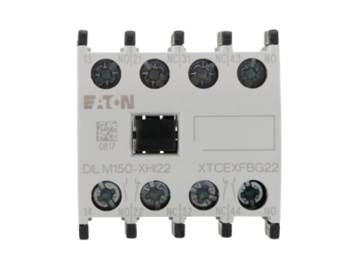 Product image 4 Eaton DILM150 XHI22 Auxiliary contact block 2 NO 2 NC
