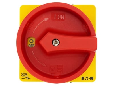 Product image front 1 Eaton SVB P3 Handle for power circuit breaker red
