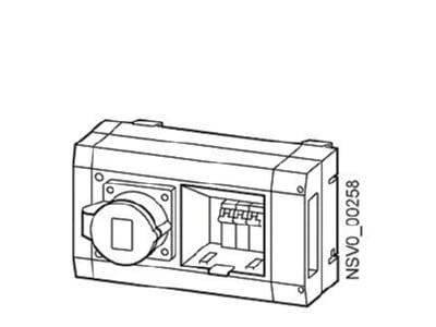 Produktbild 2 Siemens BD01 AK2M1  034282 Abgangskasten CEE325A323 BD01 AK2M1 034282