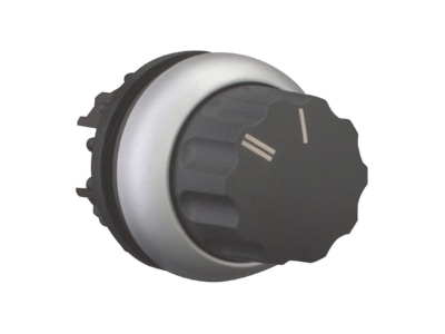 Product image view on the right 1 Eaton M22 WR X92 Turn button actuator black IP66
