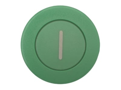 Product image front 1 Eaton M22 DRP G X1 Mushroom button actuator green IP67

