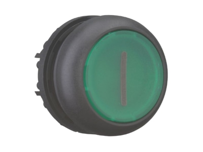 Product image view on the right 1 Eaton M22S DL G X1 Push button actuator green IP67
