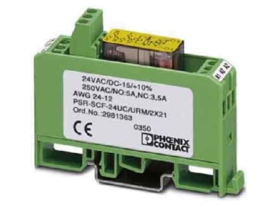 Product image 2 Phoenix PSR SCF 24UC URM2x21 Switching relay AC 24V DC 24V