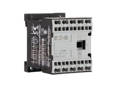 Product image view on the right 1 Eaton DILEM 01 C 240V50HZ  Magnet contactor 8 8A 240VAC
