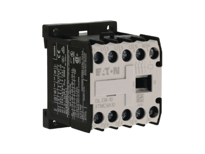 Product image view on the right 1 Eaton DILEM 10 24V50 60HZ  Magnet contactor 8 8A 24VAC

