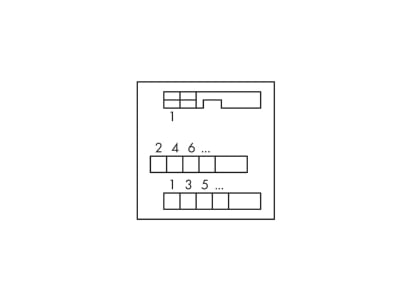 Schaltbild WAGO 289 405 Flachkabel Uebergabe Modul 26pol 