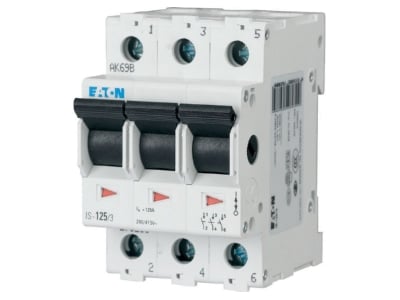 Product image view left 2 Eaton IS 80 3 Switch for distribution board 80A
