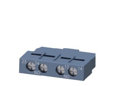 Product image 1 Siemens 3RV2901 1F Auxiliary contact block 2 NO 0 NC

