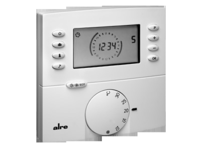 Product image 1 Alre it HTRRBu110 117 21 Room temperature controller with display  without lighting  surface mounting 
