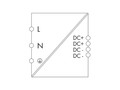 Circuit diagram WAGO 787 712 DC power supply 85   264V 22   28V