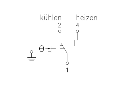 Anschlussbild Alre it JTF 1 12 Frostschutzthermostat 1stufig 12m Kapillar