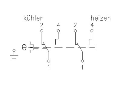 Wiring plan Alre it JTF 22 Temperature probe
