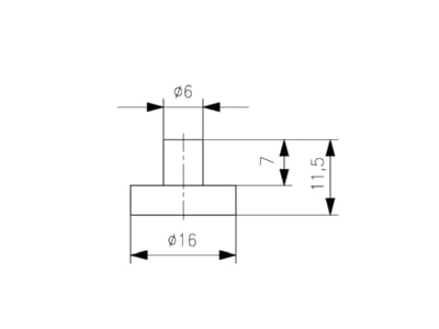 Dimensional drawing Alre it JZ 24 Accessory for bus system