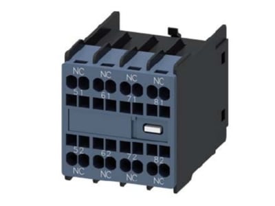 Product image 1 Siemens 3RH2911 2GA04 Auxiliary contact block 0 NO 4 NC
