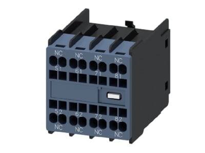 Product image 2 Siemens 3RH2911 2GA04 Auxiliary contact block 0 NO 4 NC