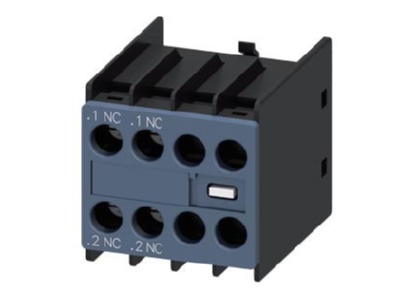 Product image 1 Siemens 3RH2911 1HA02 Auxiliary contact block 0 NO 2 NC
