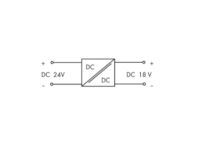 Schaltbild WAGO 288 895 Wandler DC DC f Busklemme