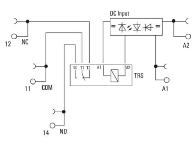 Schaltbild 2 Weidmueller TRS 24VDC 1CO Schaltrelais Termseries
