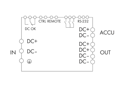 Circuit diagram WAGO 787 870 Online UPS 22   29V