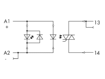 Circuit diagram WAGO 788 720 Optocoupler 0 007A
