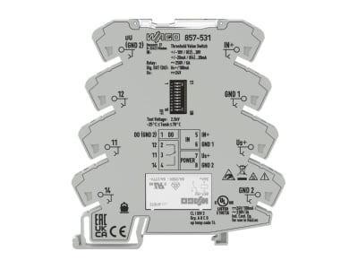 View right WAGO 857 531 Current monitoring relay
