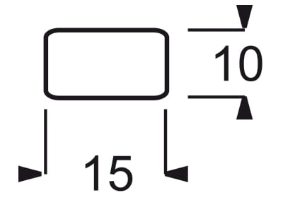 Mazeichnung Busch Jaeger 2525 12 Tastersymbol rot