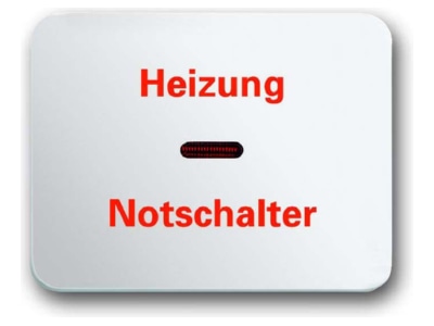 Produktbild Busch Jaeger 1789 H 24G Wippe sws mit Aufdruck Heizung Notschalter