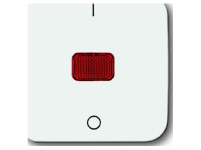 Product image Busch Jaeger 2508 214 Cover plate for switch push button white
