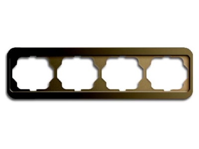 Produktbild Busch Jaeger 1724 21 Rahmen 4 fach bronze  waager alpha
