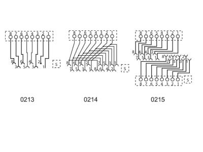 Wiring plan 2 Busch Jaeger 0213 RJ45 8 8  Data outlet white
