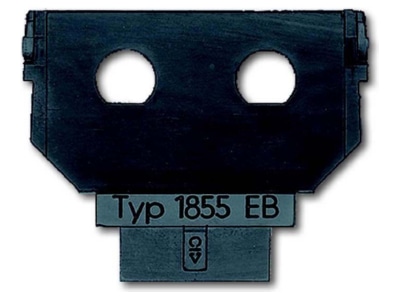 Produktbild Busch Jaeger 1855 EB Sockel fuer 1758    f  2xBNC TNC Buchse