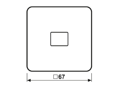 Mazeichnung Jung CD 590 KO LG Wippe Lichtfenster lgr fuer Schalter Taster