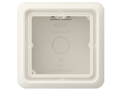 Product image Jung CD 581 A W Surface mounted housing 1 gang
