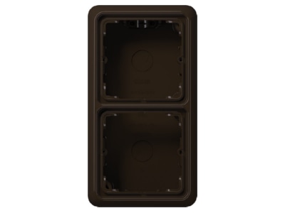 Product image Jung CD 582 A BR Surface mounted housing 2 gang brown
