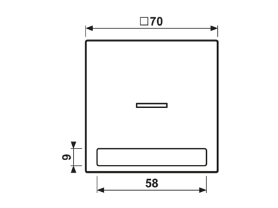 Mazeichnung Jung LS 990 NAKO5 WW Wippe Licht  Schriftf aws fuer Schalter Taster