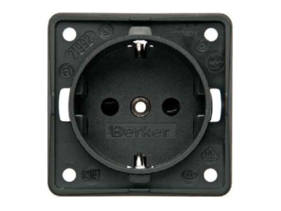 Produktbild 1 Berker 941852505 Schuko Steckd anth m Schraubklemmen
