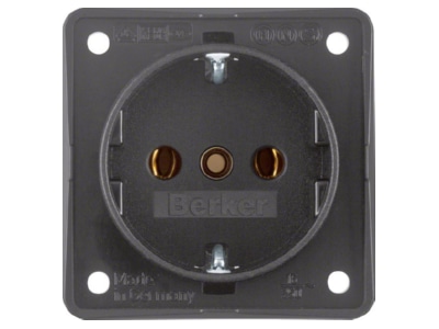 Produktbild 2 Berker 941852505 Schuko Steckd anth m Schraubklemmen