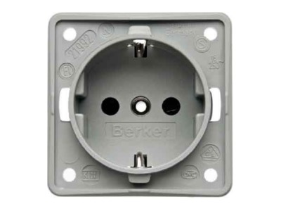 Produktbild 1 Berker 941852506 Schuko Steckd gr m Schraubklemmen