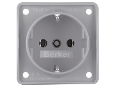 Produktbild 2 Berker 941852506 Schuko Steckd gr m Schraubklemmen