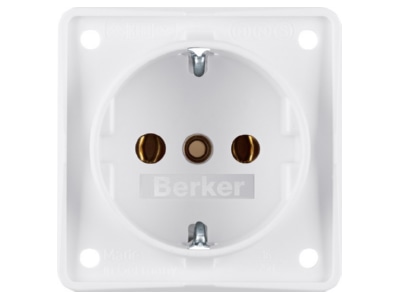 Produktbild 2 Berker 941852502 Schuko Steckd pws m Schraubklemmen