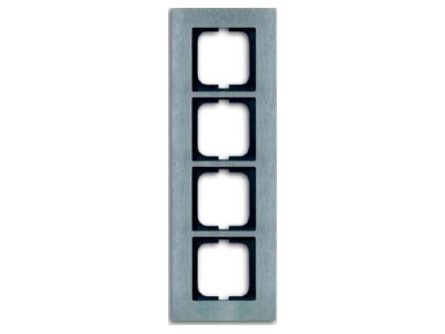 Produktbild Busch Jaeger 1724 860 Rahmen 4 fach edelstahl